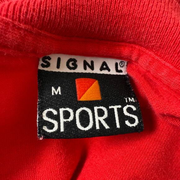 Vintage 90s Red Nebraska Huskers Cornhuskers Single Stitch Graphic T-Shirt M - Picture 6 of 8